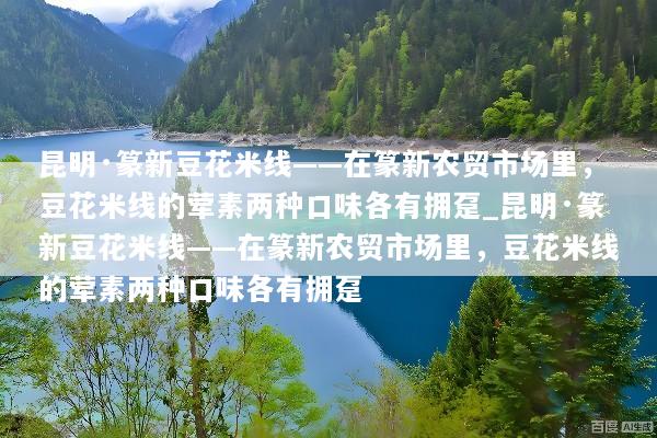 昆明·篆新豆花米线——在篆新农贸市场里，豆花米线的荤素两种口味各有拥趸_昆明·篆新豆花米线——在篆新农贸市场里，豆花米线的荤素两种口味各有拥趸